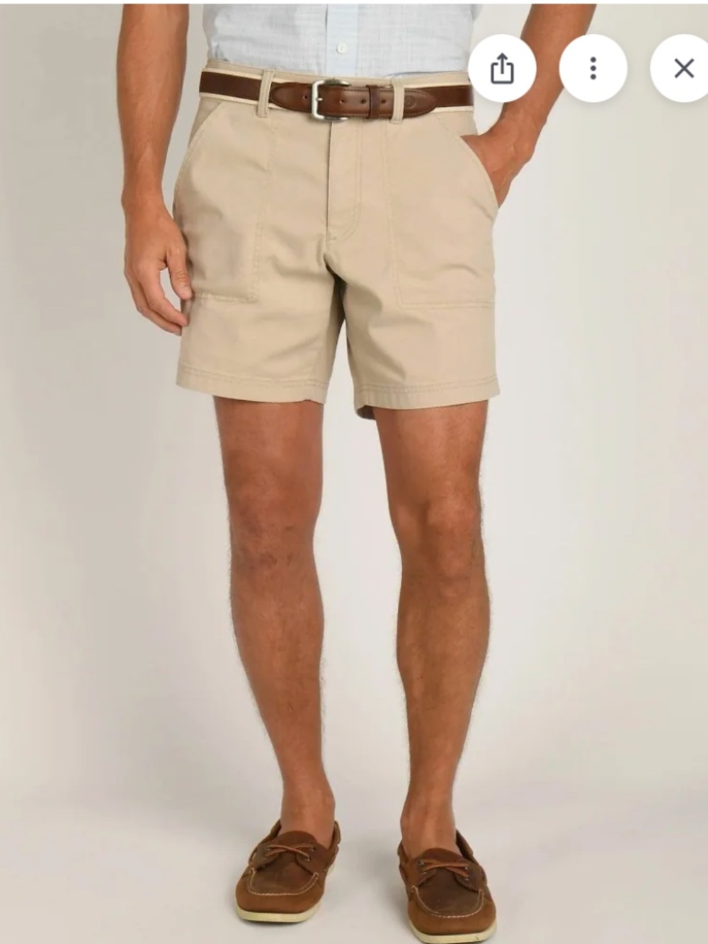 Duck Head Men's 7" Field Canvas Camp Shorts